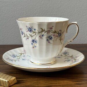 Dushess Tranquillity Teacup & Saucer 7 oz Bone China England
